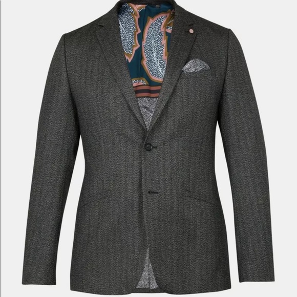 Nwt $725 Ted Baker WENSLTT Jacket Blazer Tall 5 XL